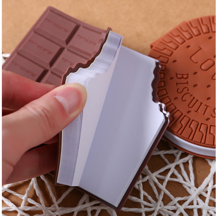 Creative Chocolate Cookie Design Memo Pad